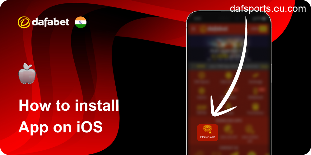 How to install Dafabet App in iOS device