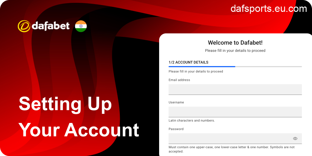 Setting Up Your Dafabet Account in India