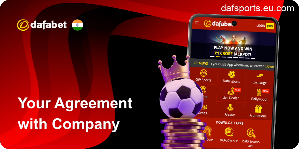 Dafabet Terms and Conditions with Indian players